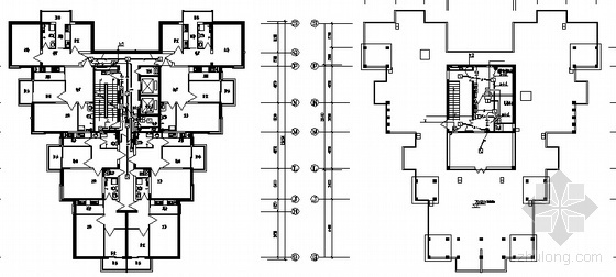现代高层建经典案例资料下载-某高层经典消防图