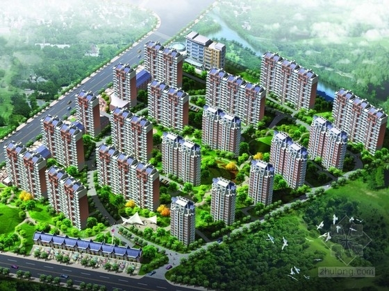欧式景观风格住宅区资料下载-[上海]某欧式风格住宅区规划及单体设计方案文本