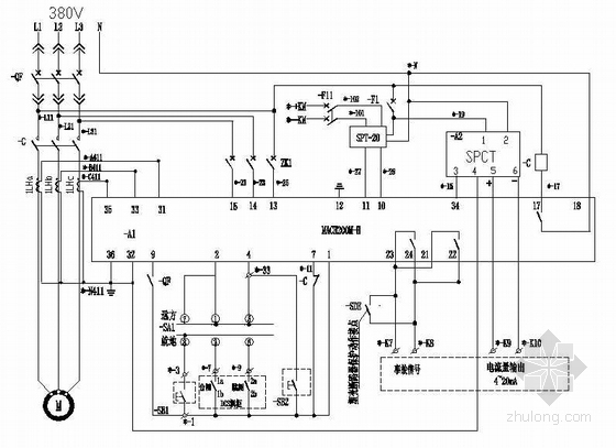 电气控制图块资料下载-电机继电器电气控制图