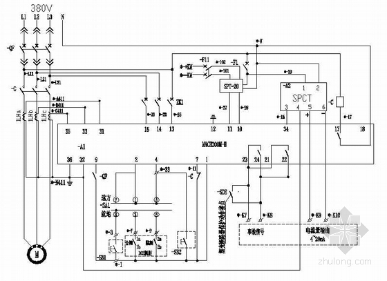 电机继电器电气控制图