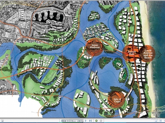 国外沿海岛屿城市设计方案资料下载-国外沿海城市规划方案