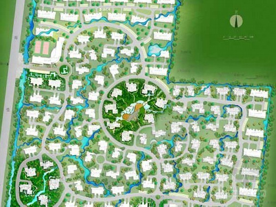 青岛码头景观设计资料下载-[青岛]居住区景观设计方案