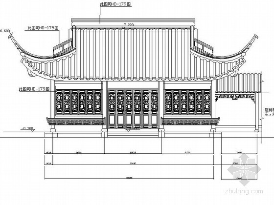 仿古建筑亭子计算过程表资料下载-整套亭子施工图