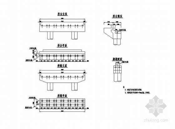 空心板支座详图资料下载-2×12米预应力混凝土空心板支座布置节点详图设计