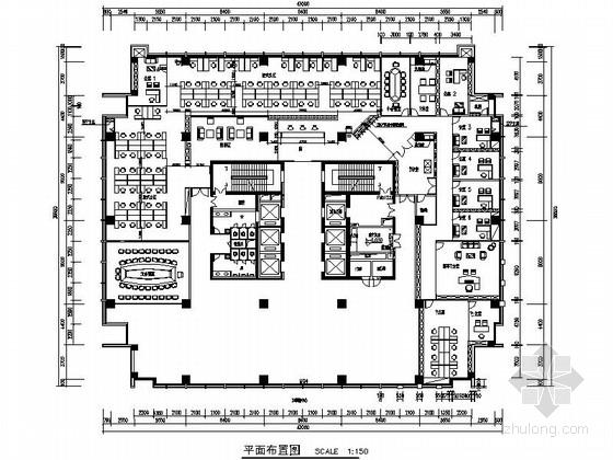 办公室电路布置图资料下载-[广东]某药业集团办公室室内装修施工图