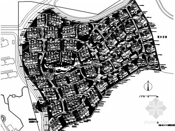 小区建筑图纸下载资料下载-某小区环境景观施工图