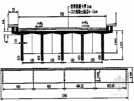 20m钢筋混凝土梁资料下载-装配式钢筋混凝土简支T形梁桥计算（60页 双柱式桥墩）