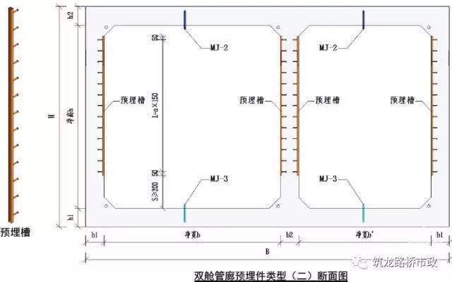 利用BIM模型展示的城市综合管廊细部结构_26