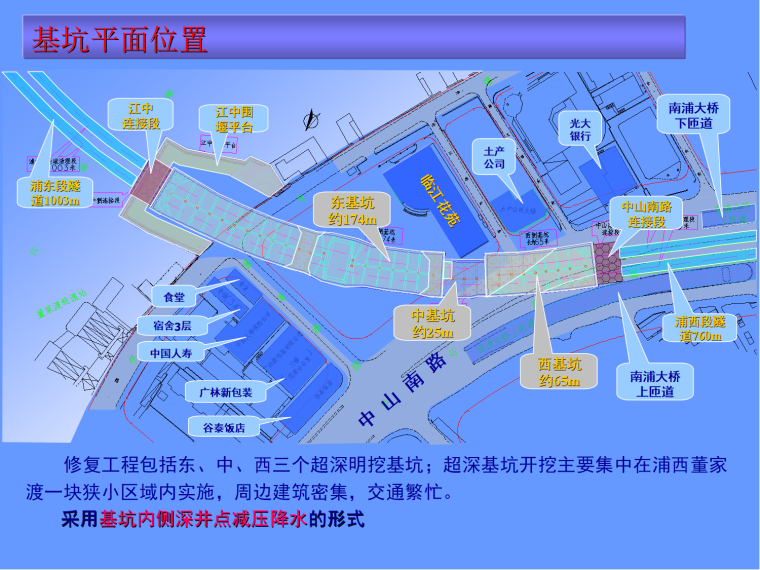 基坑降水与工程案例分析（ppt，共99页）图文丰富！-基坑平面布置.emf