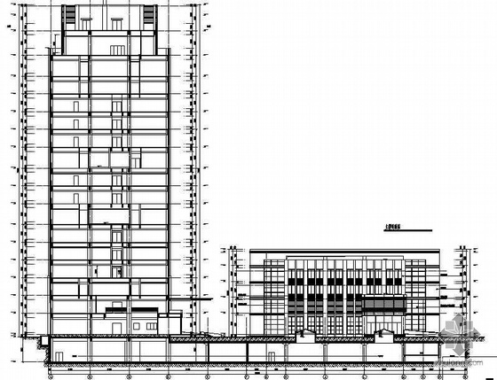 [南京]某十六层办公楼建筑施工图-2