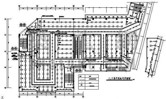 3层百货商场设计资料下载-某百货商场装修电气图