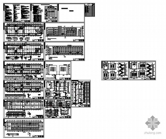 综合服务楼建筑设计资料下载-东营某综合服务楼建筑结构图