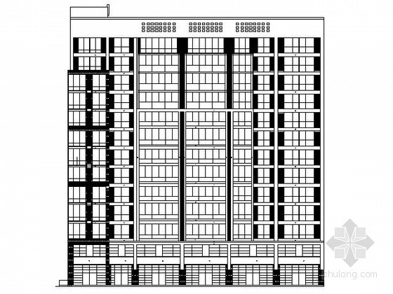 写字楼建筑施工图含文本资料下载-[山东]某十三层写字楼建筑施工图