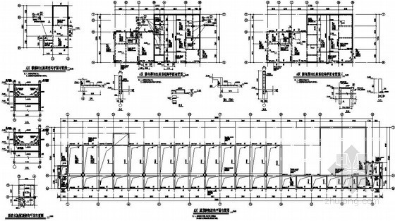医院住院部结构设计资料下载-新化县某医院住院楼结构设计图