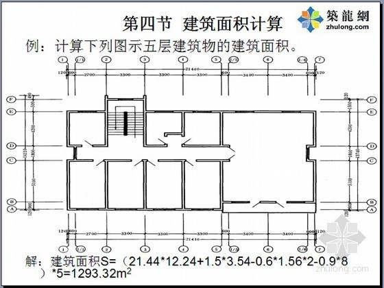 清单面积计算规则资料下载-建筑工程清单计价及实例(建筑面积计算)