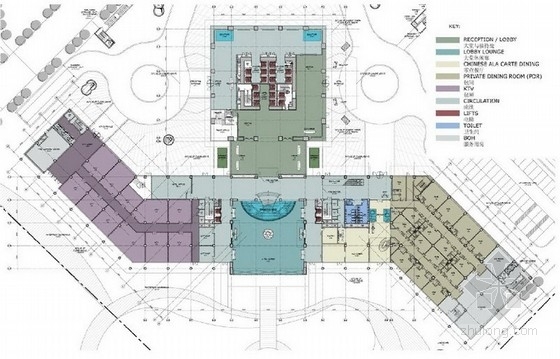 公路交通科技英文版资料下载-[江苏]高档酒店局部室内设计概念方案（英文版）