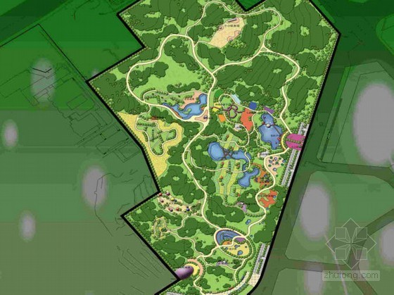 儿童公园景观规划设计资料下载-[青岛]儿童公园景观规划方案