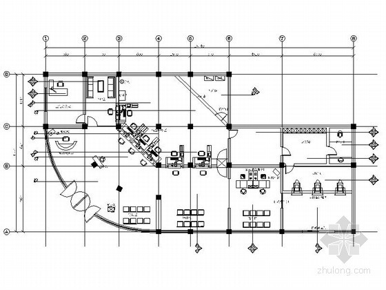 河北省农村信用社图标资料下载-[河南]信用社装饰工程施工图（含效果）