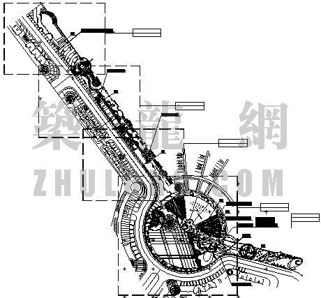 深圳市民广场设计图资料下载-滨海广场设计图