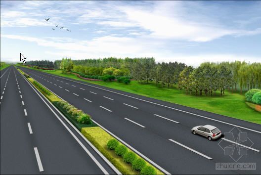 道路标准段绿化设计方案资料下载-某省道景观绿化设计方案