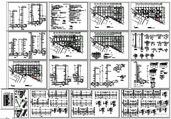 增建地下室结构图纸资料下载-某酒店改造工程地下室结构图