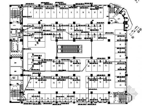 商场施工图CAD资料下载-某高层商场电气施工图
