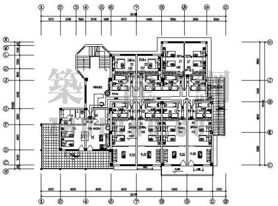 某旅馆空调设计图