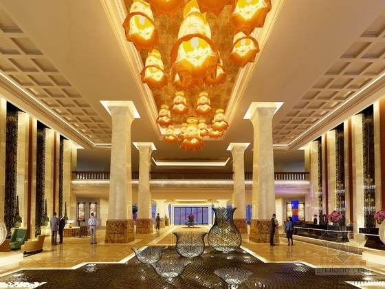 广东旅游产业园五星级酒店资料下载-[四川]最佳旅游城市豪华标准五星级酒店设计方案