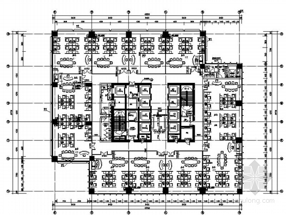 [南通]某三十七层国际贸易中心办公楼建筑施工图-图6