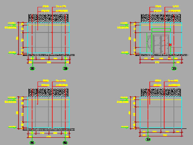 柱子的装饰资料下载-[浙江]轨道交通工程6座地下车站公共区装修工程竣工图纸440张CAD
