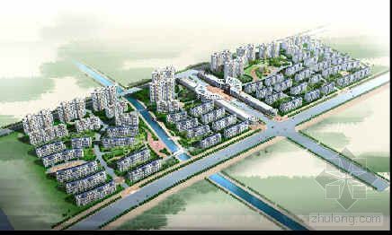 中式住宅小区效果图资料下载-上海某住宅小区规划方案效果图集