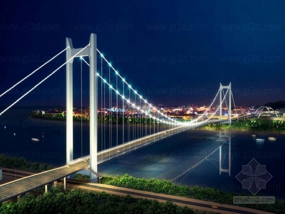 悬索桥型钢锚固体系施工资料下载-单跨838m钢混结合梁悬索桥图纸900张（知名大院）