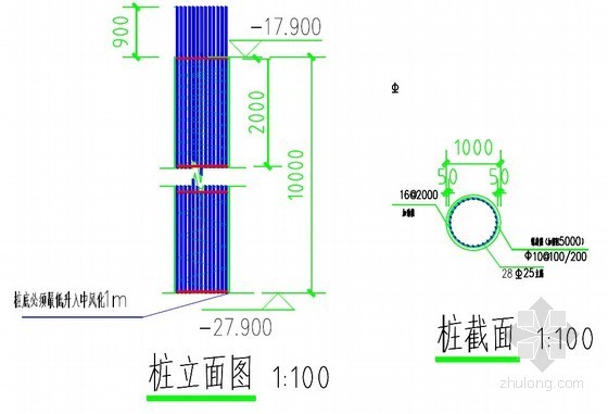 基坑深井井点降水计算书资料下载-[福建]商业大厦塔吊桩承台基础专项施工方案（计算书）