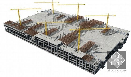 [安徽]钢筋混凝土框架工业园区施工组织设计（附三维流程图 600余页）-梁板施工