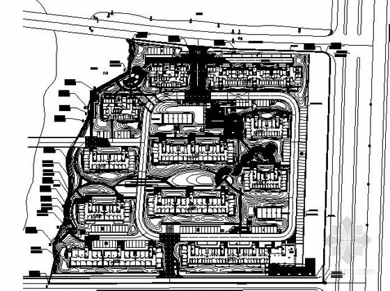 地面硬铺装施工资料下载-[嘉兴]居住区硬景设计施工图