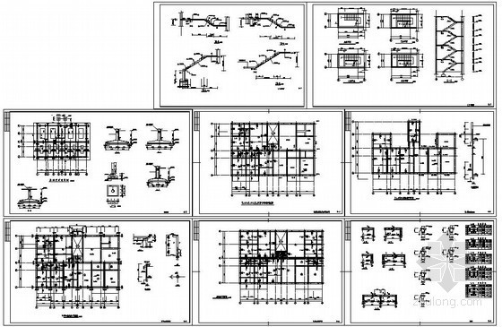 四棱锥结构设计图资料下载-某四层砌体结构设计图