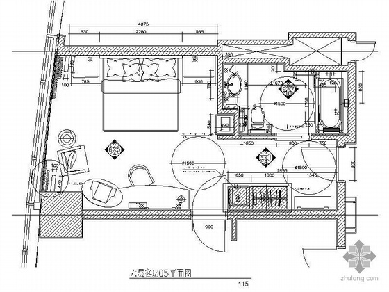 台南香格里拉远东国际资料下载-香格里拉残疾人客房装修图