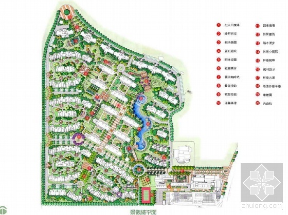 景观河道方案设计资料下载-武汉新城景观方案设计