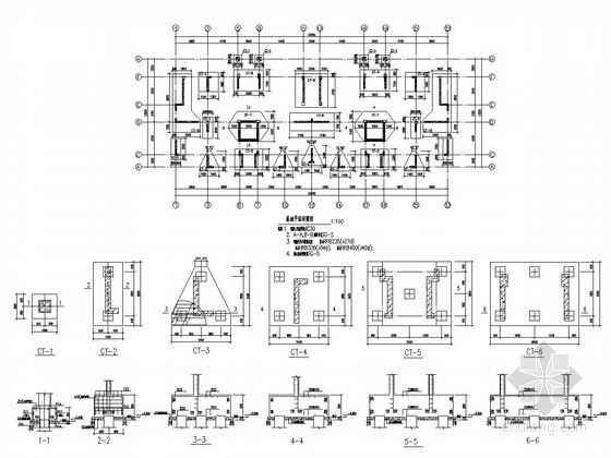 陕西二十层剪力墙住宅建筑资料下载-[江苏]十层剪力墙结构住宅结构图