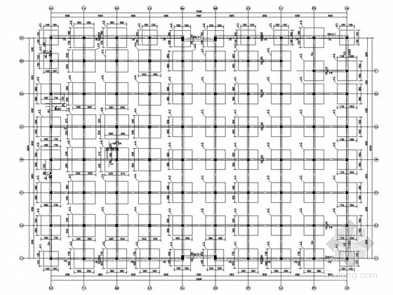 三层建筑框架平面图资料下载-[辽宁]三层框架结构食堂结构施工图（含建筑图）