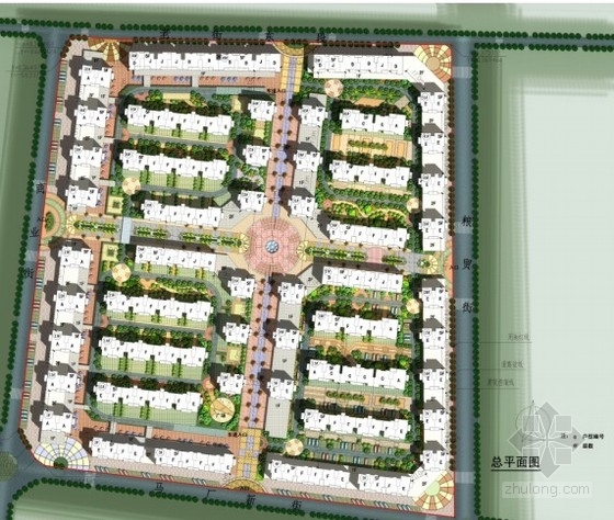 [江苏]某地知名地产风格小区规划设计方案文本（含CAD）- 