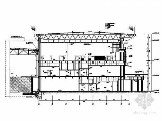[德州]某高铁站站房综合楼建筑施工图-图7