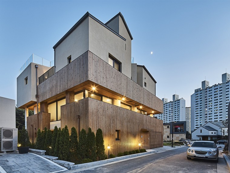 韩国三棵树住宅资料下载-韩国西南缘的新建住宅社区