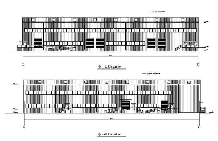 5套厂房建筑设计方案初设图CAD-11