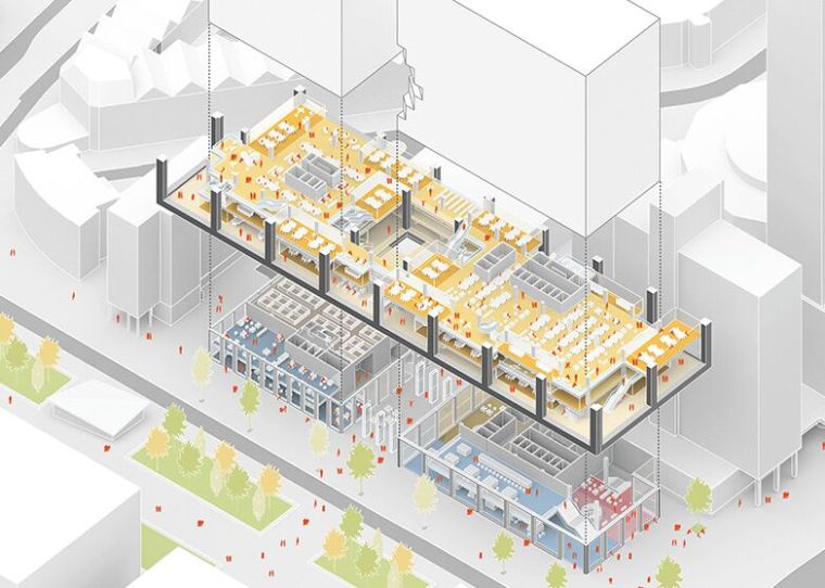 荷兰鹿特丹打造多用途建筑综合体项目_7