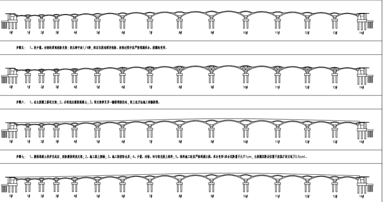 新光路泻湖大桥（景观拱桥）-5施工概略流程图