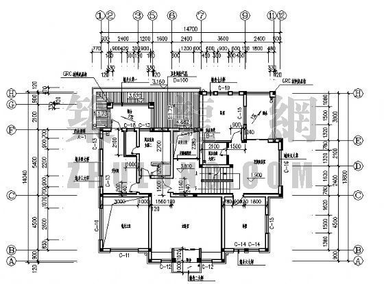 某二层独立别墅建筑施工图-4