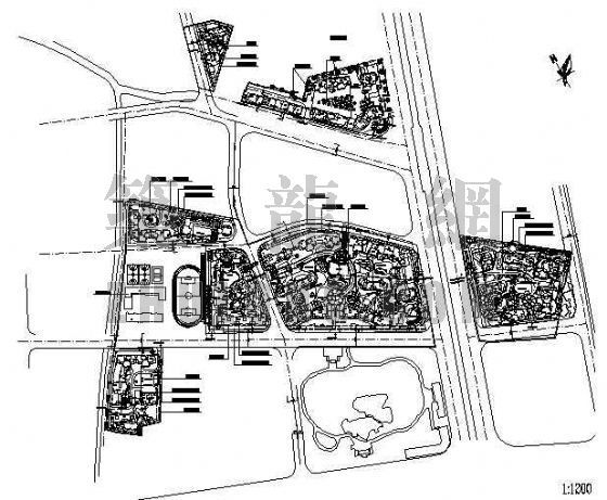 旧城改造道路规划资料下载-旧城改造总规划图