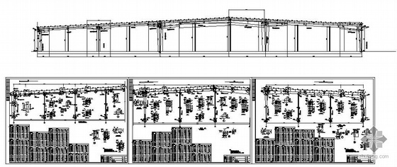屋面水平支撑结构图资料下载-内蒙古某乳业公司新建厂房工程结构图