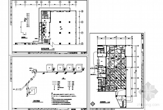 移动营业厅装修CAD图资料下载-移动营业厅空调图纸